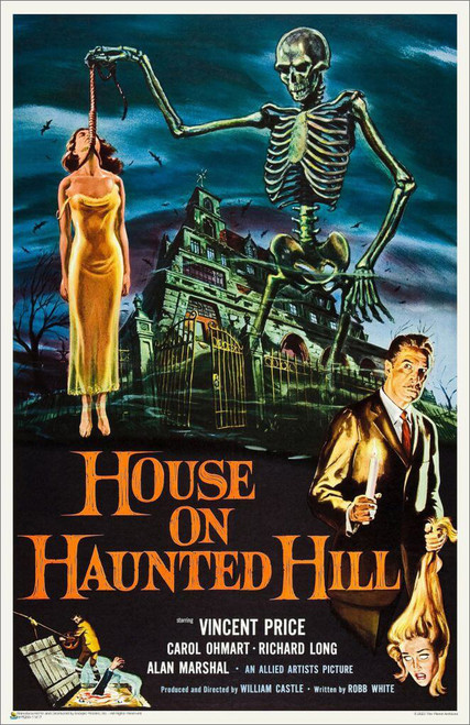 House On Haunted Hill Classic Movie Mini Poster 11" x 17"