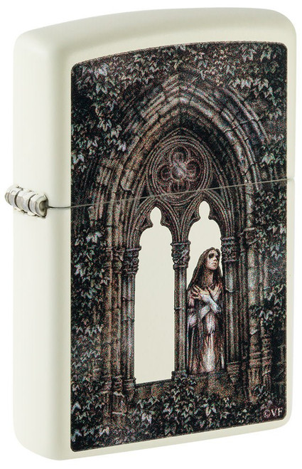 Victoria Frances Gothic Glow in the Dark Zippo Lighter
