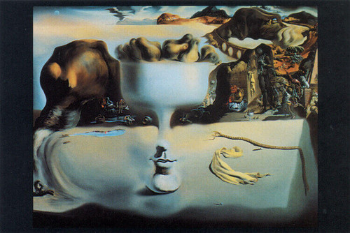 Dali - Apparition of Face & Fruit Poster - 36" x 24"