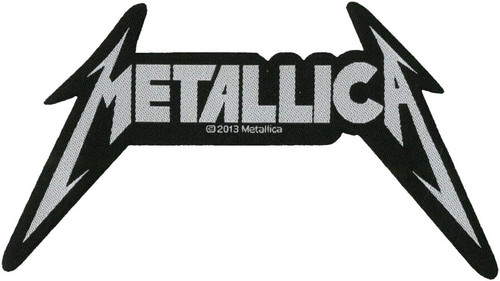 Metallica Logo Printed Patch 4" x 2.5"