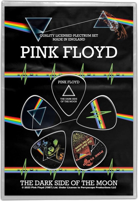 Pink Floyd Dark Side of the Moon Guitar Picks (Set of 5)