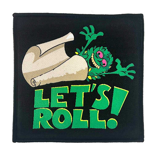 Let's Roll - Woven Patch - 4" x 4"