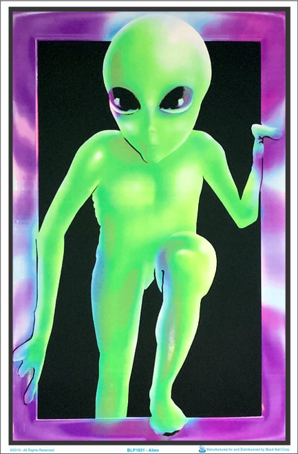 Alien Blacklight Poster Image