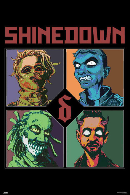 Shinedown Rock Poster - 24" x 36"