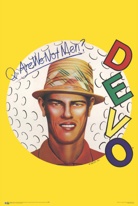 Devo - Are we Not Men? Poster - 24" x 36"