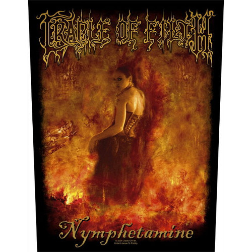 Cradle of Filth Nymphetamine Woven Back Patch - 11" x 14"