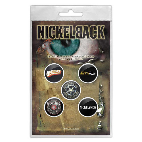 Nickelback - Silver Side Up Button Badge Set (Set of 5)