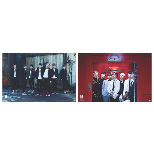 BTS Two Poster Bundle Pack  - Skool Luv Affair - 36" x 24" & The Most Beautiful Moment In Life - 36” x 24”