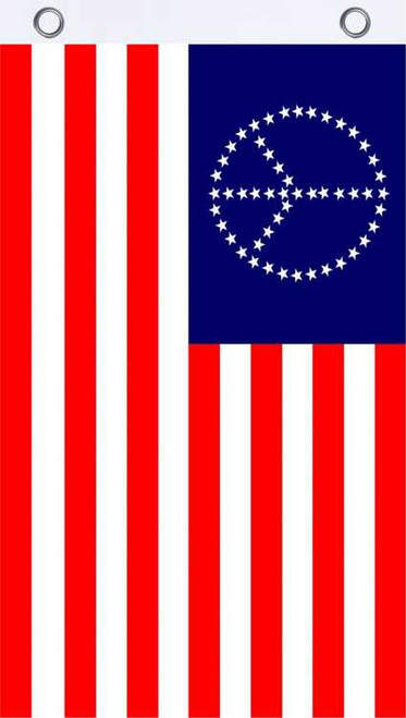 USA Peace Fly Flag 3' x 5' Image