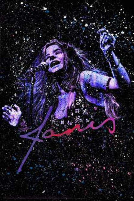 Janis Joplin Poster by: Stephen Fishwick 24-by-36 Inches Image
