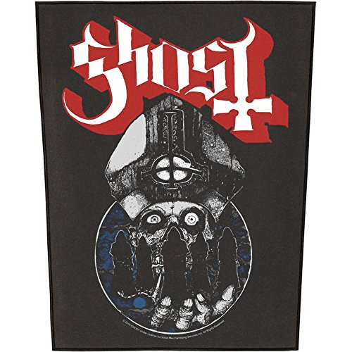 Ghost Papa Warriors - Woven Back Patch 11.25" x 14" Image