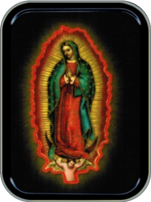 Guadalupe Stash Tin Storage Container Image