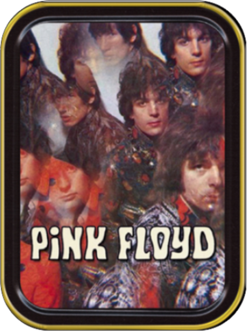 Pink Floyd - Piper Stash Tin Storage Container 4.37" L x 3.5" W x 1" H