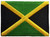 Jamaican Flag - Embroidered Sew On Patch 3 1/2" X 2 1/2"