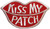 Kiss My Patch Embroidered Sew On Patch Embroidered Sew On Patch - 4" X 2 1/2"