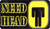 Need Head - 4.5" x 6" - Sticker