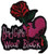Bad Girls Wear Black - Embroidered Sew On Patch 2 3/4" X 3" Image
