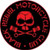 BRMC Red Skull - Sticker - 3 5/8" Round