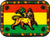 Rasta Lion - Mini Sticker - 2" X 2 3/4"