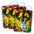 Road Rage Air Freshener - Cool Aqua Scent - Peace Graffiti Image