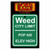 Road Rage Air Freshener - Black Magic Scent - Weed City Limits