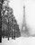 Paris In Snow - 16 X 20" Poster Image