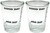 Good Day Bad Day Meter - 2oz Novelty Shot Glass - 2 Piece Set