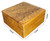 Mango Wood Engraved Square Medium Sized Box