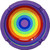 Rainbow Novelty Glass Ashtray - 4.25" Diameter