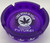 I See Weed In Your Future - Frosted Purple Glass Novelty Ashtray with Crystal Ball Image - 4.25" Diameter