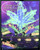 Image  under blacklight of Trainwreck Non-Flocked Mini Black Light Poster