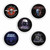 Avenged Sevenfold Button Badge Set (Set of 5)