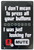 Mute Button Tin Sign - 20x30cm - 7.87" x 11.81"