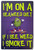 I'm on a Sea Weed Diet Tin Sign - 20x30cm - 7.87" x 11.81"