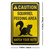 Caution, Squirrel Feeding Area Tin Sign - 20x30cm - 7.87" x 11.81"