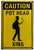 Pothead Crossing Tin Sign - 20x30cm - 7.87" x 11.81"