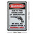 Warning Cost of Ammunition Tin Sign - 20x30cm - 7.87" x 11.81"