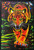 Fierce Prowling Tiger Framed LED Neon Light Canvas Print - 24" x 36"