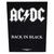 AC/DC Officially Licensed Gift Set - 1 Beanie, 1 Back Patch, 1 Set of Five Guitar Picks