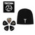 Trivium Officially Licensed Gift Set - 1 Embroidered Beanie, 1 Standard Woven Patch, 1 Set of Five Guitar Picks