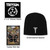 Trivium Officially Licensed Gift Set - 1 Embroidered Beanie, 1 Standard Woven Patch, 1 Set of Five Guitar Picks