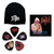 Death Officially Licensed Gift Set - 1 Embroidered Beanie, 1 Standard Woven Patch, 1 Set of Five Guitar Picks