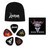 Venom Officially Licensed Gift Set - 1 Embroidered Beanie, 1 Standard Woven Patch, 1 Set of Five Guitar Picks