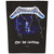 Metallica Officially Licensed Gift Set - 1 Woven Back Patch, 1 Standard Woven Patch, 1 Set of Five Guitar Picks