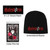 Halestorm Officially Licensed Gift Set - 1 Embroidered Beanie, 1 Standard Woven Patch, 1 Set of Five Guitar Picks