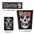 Misfits Officially Licensed Band Merch Gift Set - 1 Back Patch, 1 Set of Five Button Badges, 1 Embroidered Patch