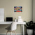 Mike's Diner by Michael Fishel Mini Poster pictured above desk