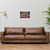 Mike's Diner by Michael Fishel Mini Poster pictured on living room wall