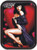 Bettie Page Robe Stash Tin Storage Container 4.37" L x 3.5" W x 1" H Bettie Page Robe Stash Tin Storage Container 4.37" L x 3.5" W x 1" H