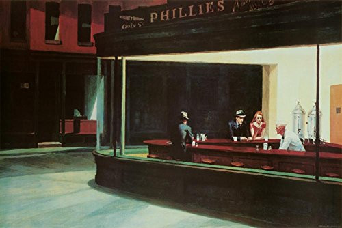 Nighthawks Eward Hopper Maxi Paper Poster Laminated P vrogue.co